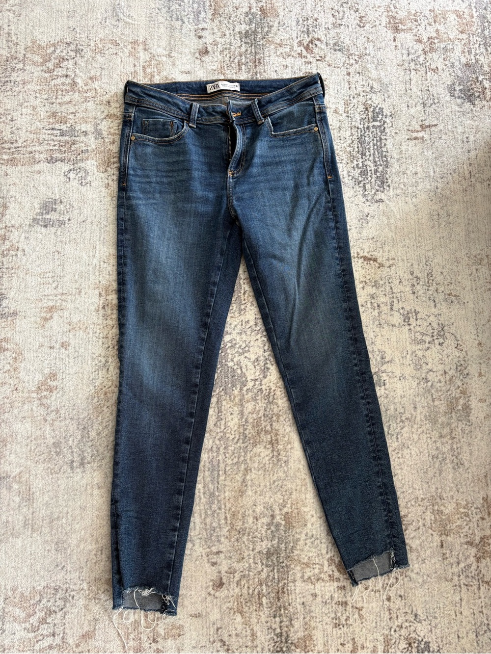 Zara Women's Dark Wash Skinny Jeans